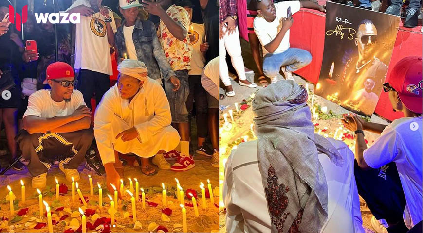 Candle lit vigil held in honour of late coast musician Ally B